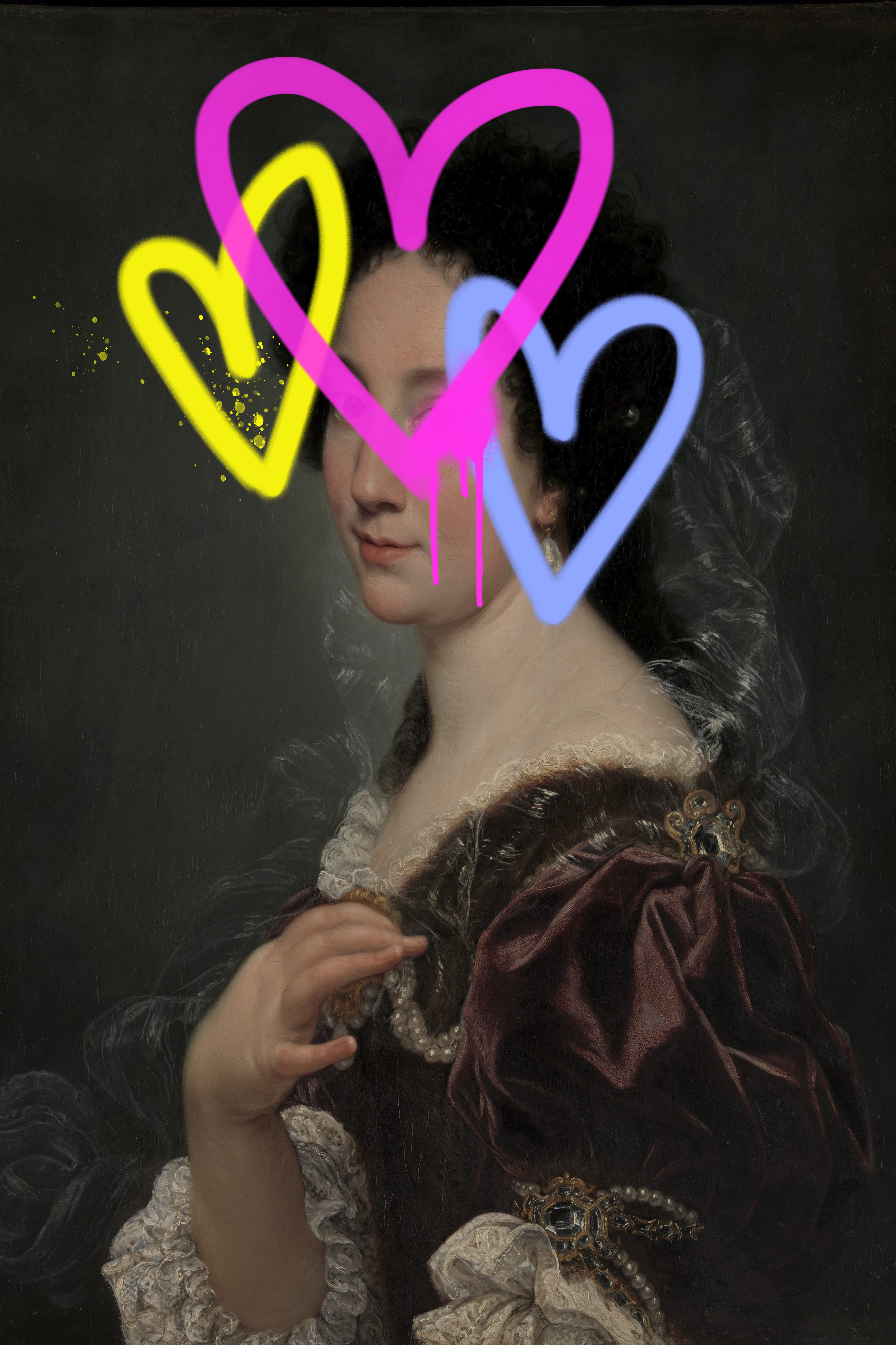 Rosalind Wheeler Concealed Portrait II by Victoria Barnes - Graphic Art ...