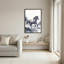 Art cheval sur toile, paysage de désert-65689922