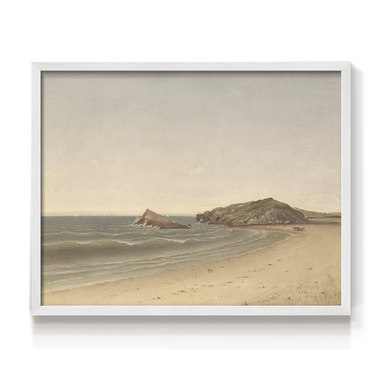 Paysages rétro-CDL-reproduction encadrée, H 8 po x l 10 po, Blanc