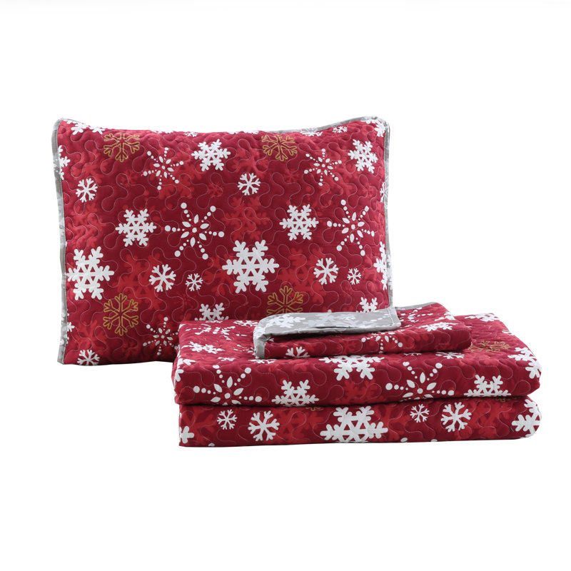 Garet Geometric Quilt, Queen Quilt + 2 Shams