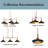 Justyce 5 - Light Dimmable Wagon Wheel Chandelier-1069971125