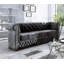 Chesterfield  Sofa Set 3+2+1 Made of Velvet Fabric with Solid Wood Legs-23480216