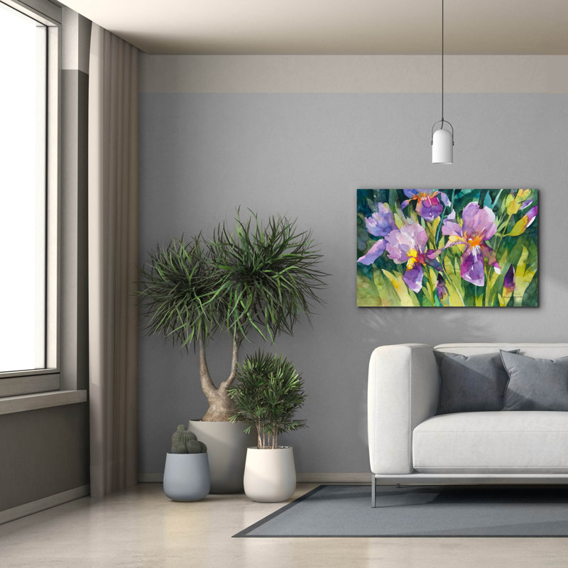 Art mural sur toile Winston Porter «Interlocking» par Annelein Beukenkamp, H 26 po x l 40 po x P 1,5 po