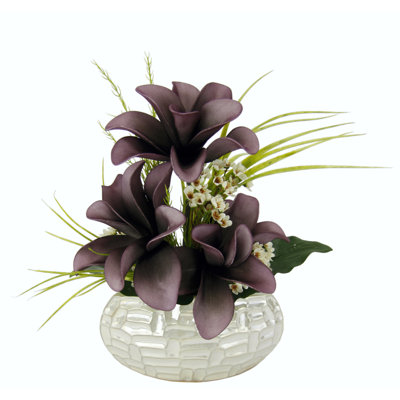 Kunstblume Magnolie in Vase