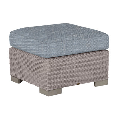 Club N-Dura Resin Wicker Outdoor Woven Ottoman