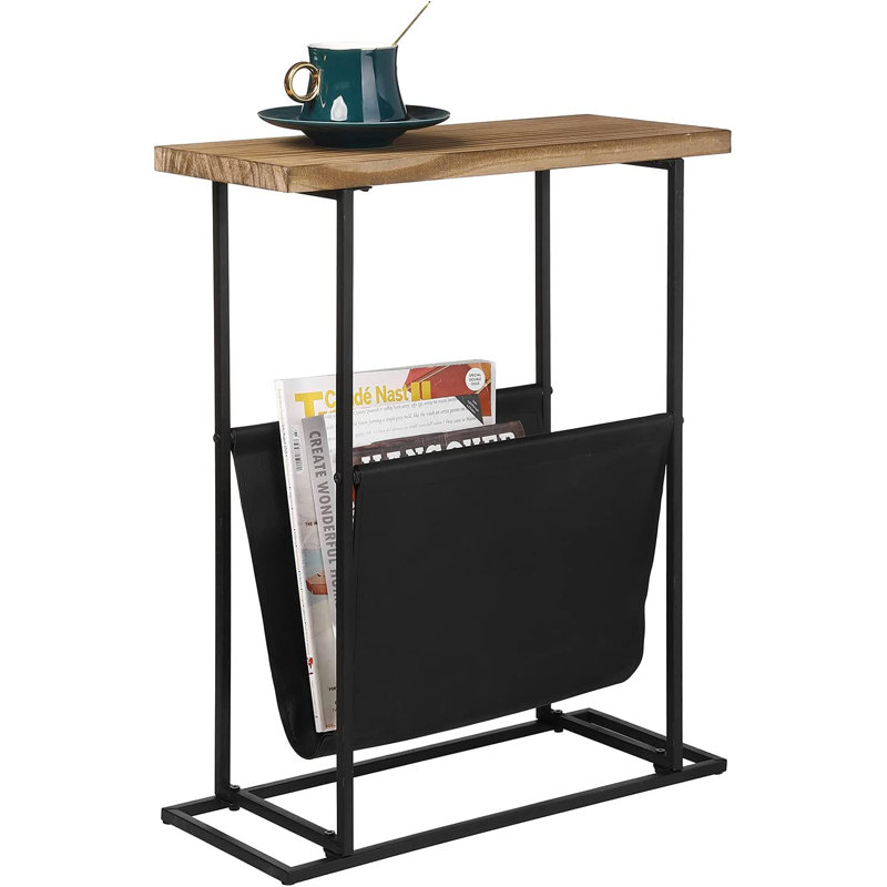 Bedside Table, Brown/Black
