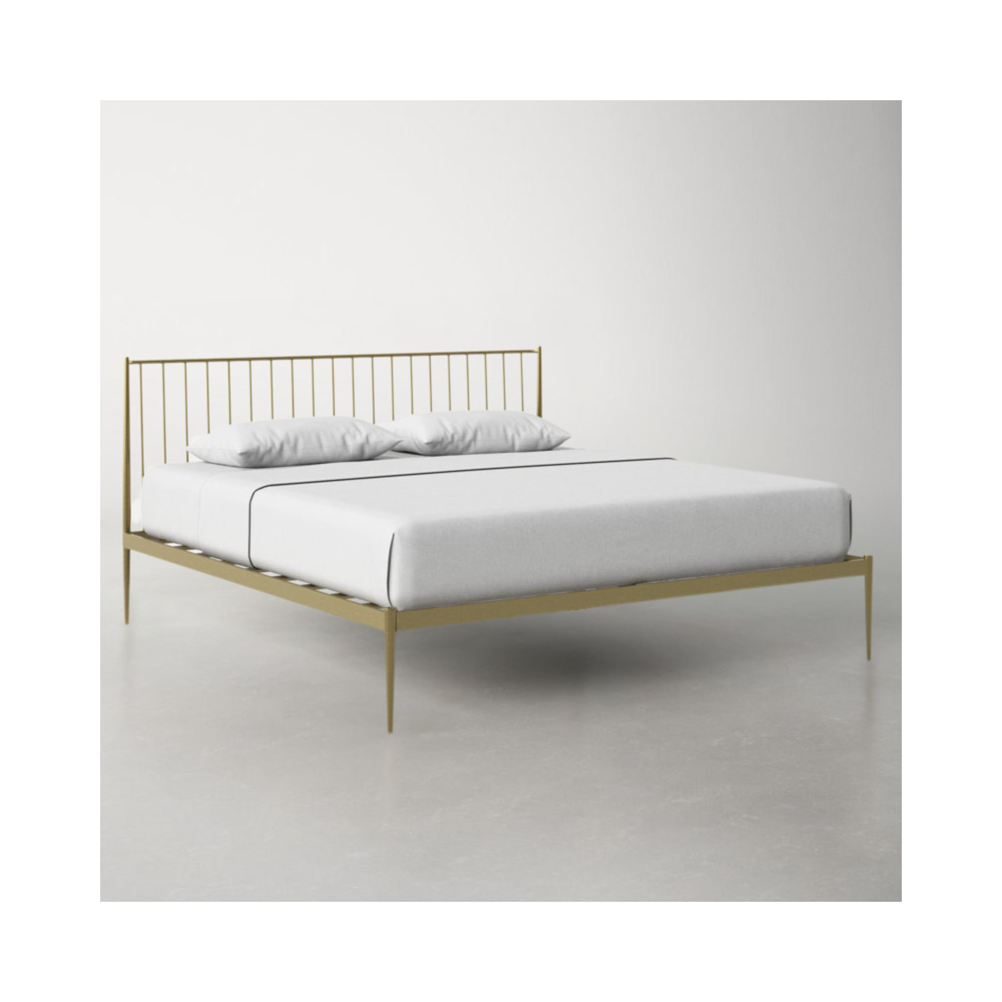 Aston Spindle Bed, Gold, King