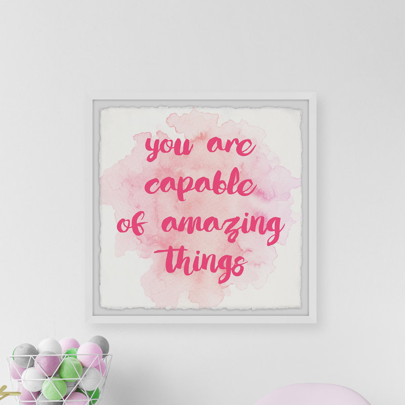 «Chauvin You Are Capable», reproduction encadrée, H 18 po x l 18 po x 1,5 po