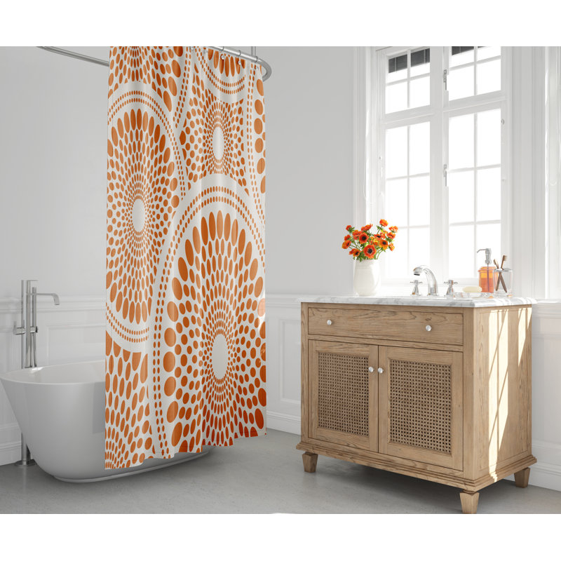 Rideau de douche Pierson, Orange