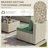 2 Pieces Rattan Patio Sofa With Cushions-408420600
