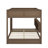 Queen Over Queen Bunk Bed With Cabinets And USB Ports-1796942059