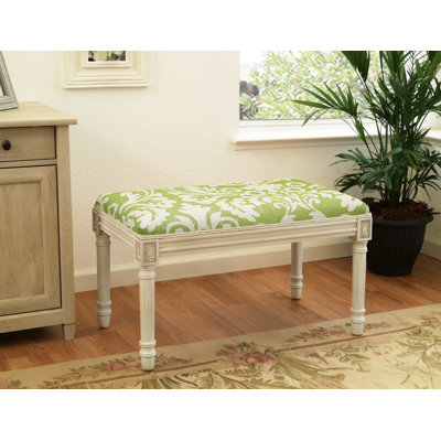 Kamari Linen Blend Upholstered Bench