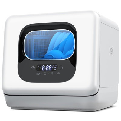 17.33" 61 dBA Portable Digital Control Dishwasher