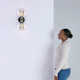 Gazania Single Light Steel Dimmable LED Wallchiere