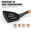 Ensemble 24 pièces d'ustensiles de cuisine en silicone, résistant à la chaleur antiadhésive, lavable au lave-vaisselle, sans BPA, noir