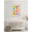 "Modern Modern Colorful Abstract" par Rachel Lee, 3 oiseaux, reproduction d'art sur toile encadrée