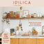 KitchenCraft Idilica Glass Storage Jar with Beechwood Lid, 1000ml-94408718