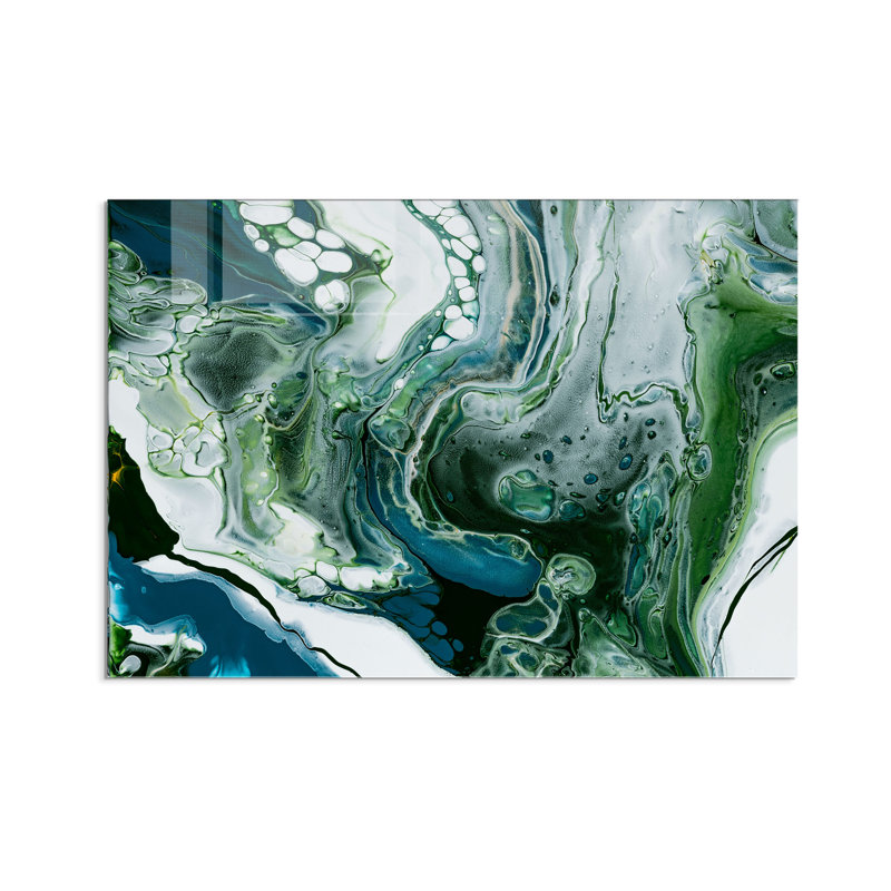 No Frame Painting on Glass, 50 H x 70 W cm