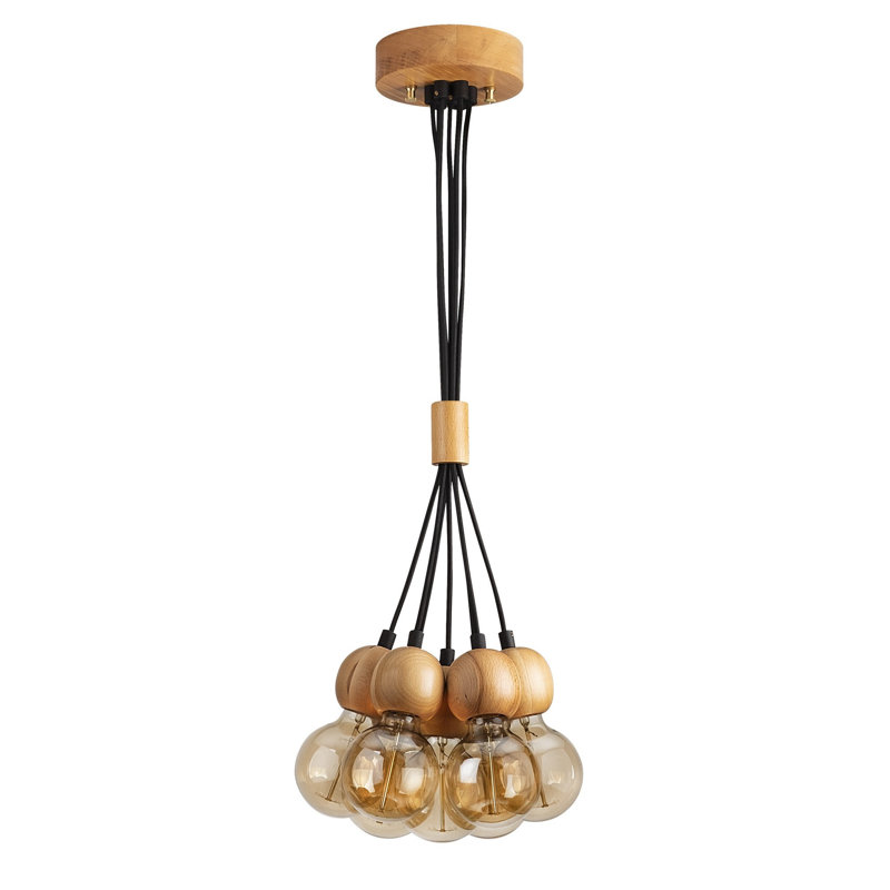 Luminaire suspendu en grappe 7 lumières Havant