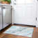 Machine Washable Indoor/Outdoor Cinead ACN1709 Teal Rug