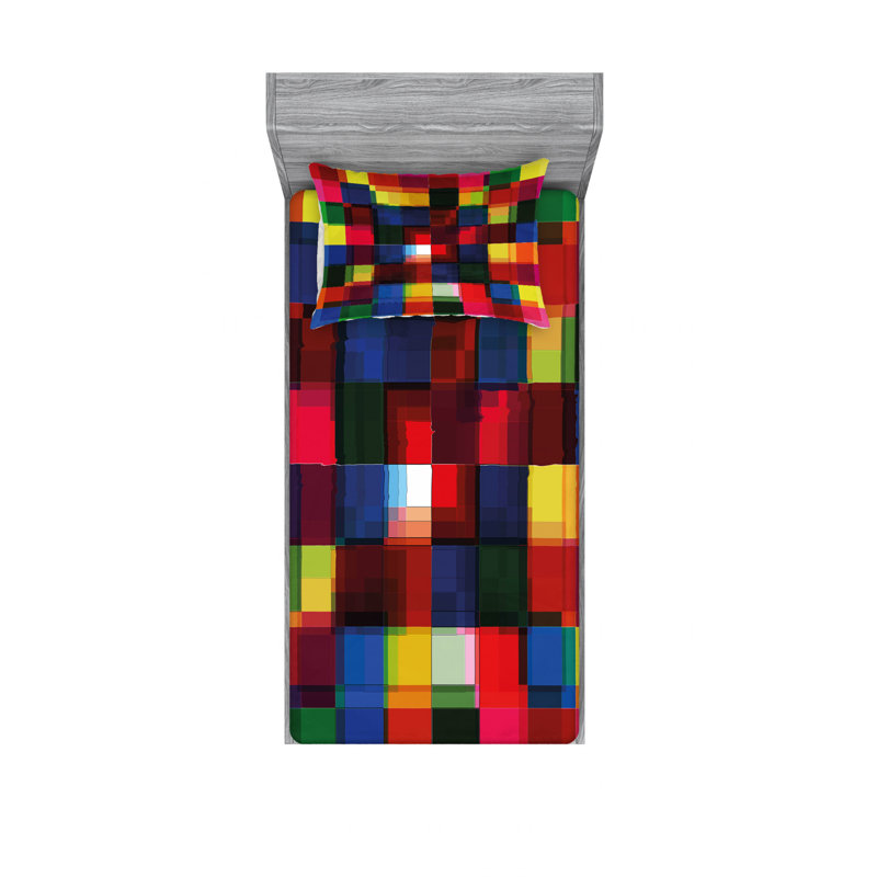 Ensemble de draps en demi-teinte, Ensemble de draps pour lit simple TG avec drap-hou