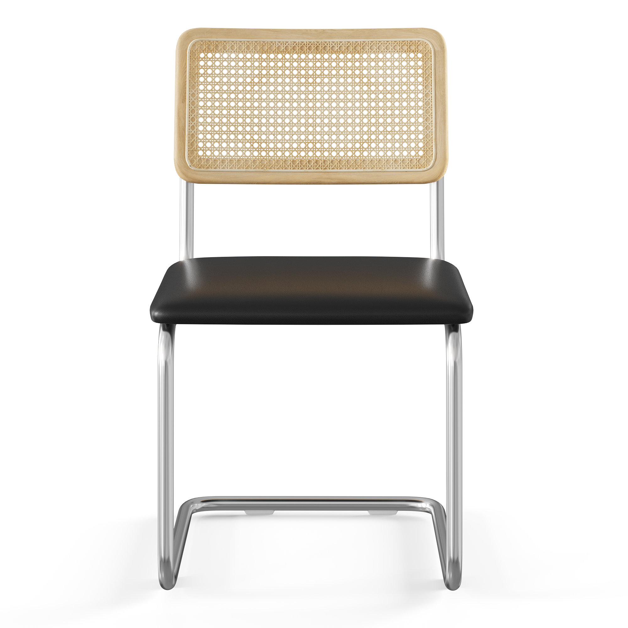 Walsh Vegan Leather Dining Chair, Midnight Black Vegan Leather