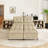 Versatile Modular Sofa Bed with Dual Storage Racks for All Spaces-1272741079