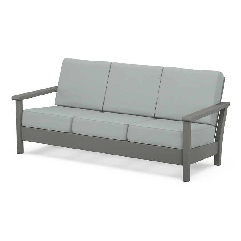 Harbour Deep Seating Sofa, Slate Gray, Spa