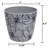 7" Round Bamboo Self-Watering Indoor/Outdoor Plant Pot-78074534