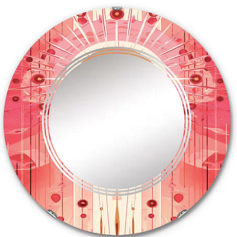 Azareu - Modern Wall Mirror Round, 24 po x 24 po