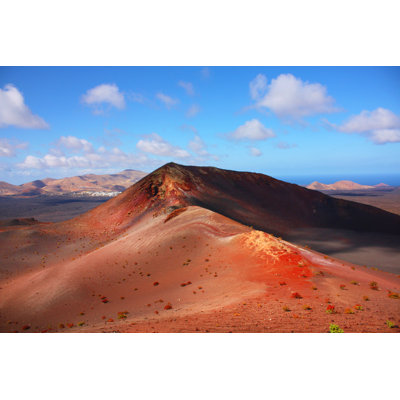 Volcanic Landscape - Wrapped Canvas Print