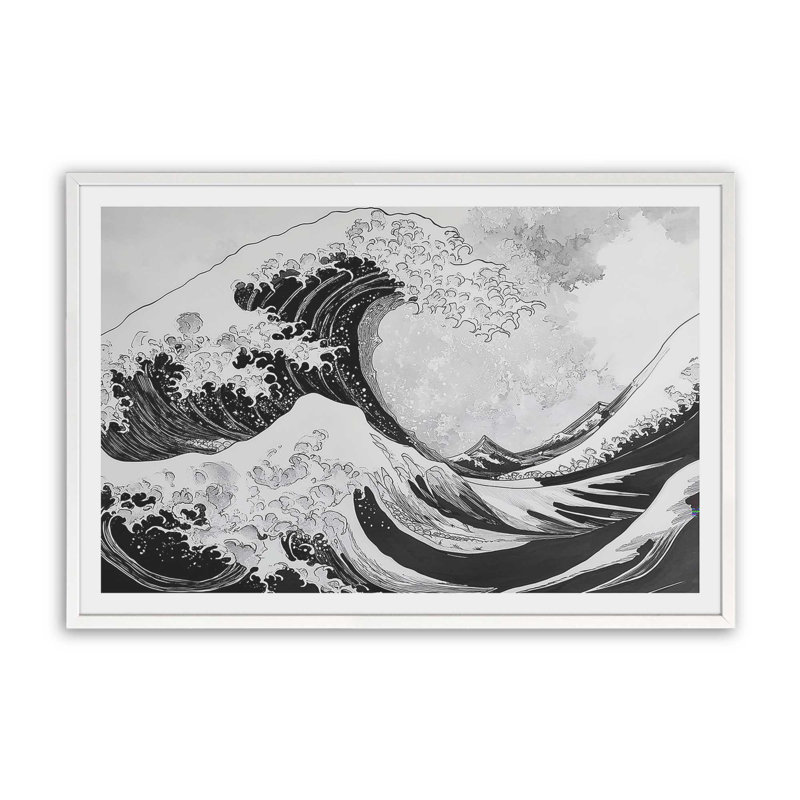 «Blackwater Rise», reproduction sur papier mat d'archives, H 17 po x l 13 po, Impression encadrée sans passe-partout