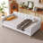 Upholstered Daybed with 4 Support Legs-1703039451-1703039444