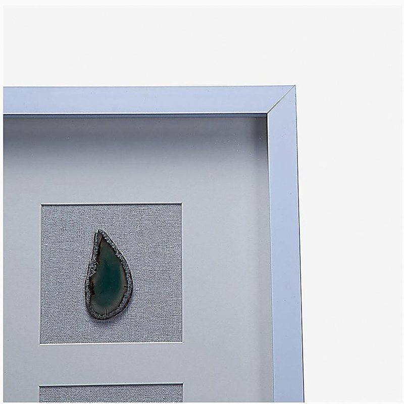 S/2 15.57x1.2x15.7" Shadow Box Wall Décor
