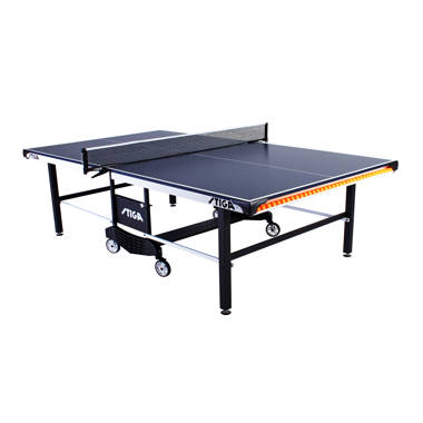 JOOLA Inside - Professional MDF Indoor Table Tennis Table with Quick Clamp  Ping Pong Net and Post Set - 10 Minute Easy Assembly - Ping Pong Table with