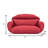 Smythe Modern Double Swing Cushion Only – Replacement 2-Person Egg Chair Pad – Overstuffed Water-Resistant Indoor/Outdoor Pillow-879695480
