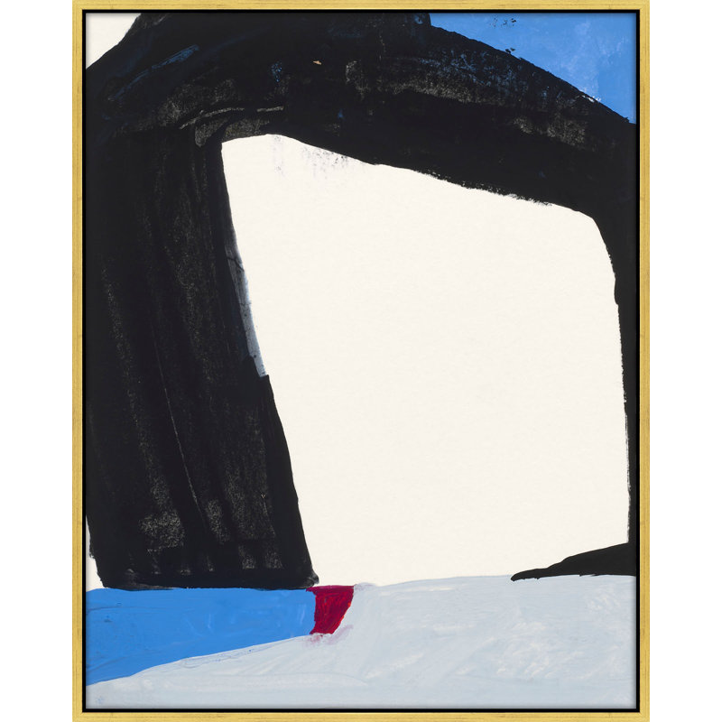 Beneath The Blue 1 Print by Andrea Stokes, 20" H x 16" W x 1.37" D, Gold Framed