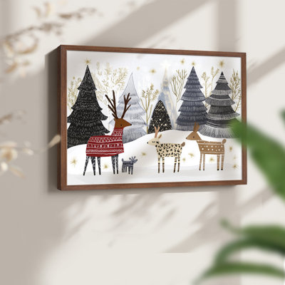 Art de Noël - XL - reproduction encadrée - réaménageable