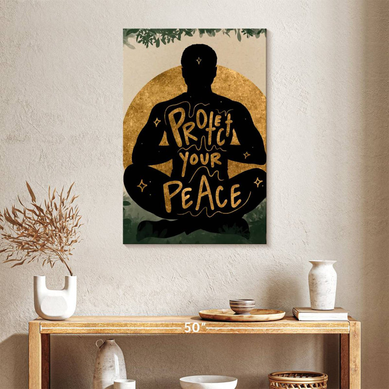 Tergel Protect Your Peace, 36" H x 24" W