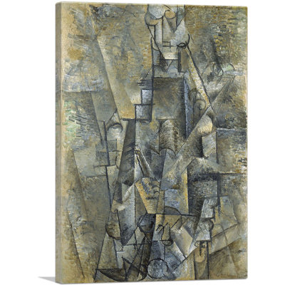 «Man with a Clarinette» par Pablo Picasso, reproduction d'art sur toile tendue