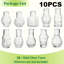 Glass Table Vase - Set of 10