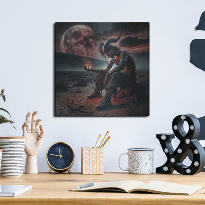  «Under Full Moon» par KIR.DART, art mural en métal