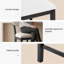 Tabouret de bar rembourré en bois massif-1133555724