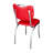 Retro Home Upholstered Handle Back Dining Chair-10955925