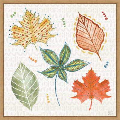 Harvest Whimsy V by Dina June Framed Canvas Wall Art Print