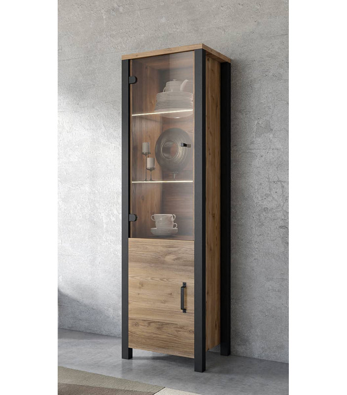 Altti Display Cabinet, Fichte Oak