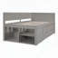 Lit de jour simple polyvalent avec tiroirs et tablettes pour espaces compacts-1442610660-1442610681