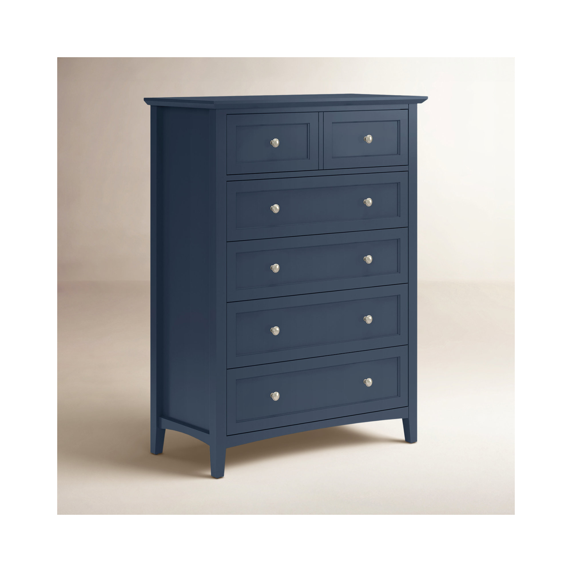 Renee 5 - Drawer Dresser, Blue