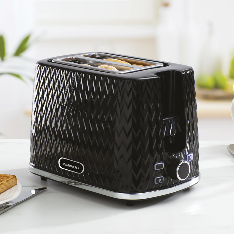 2 Slice Toaster, Black