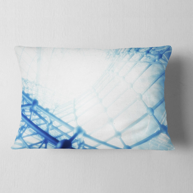Abstract Abstract 3D Art Pattern Pillow, Rectangular, 12" x 20"